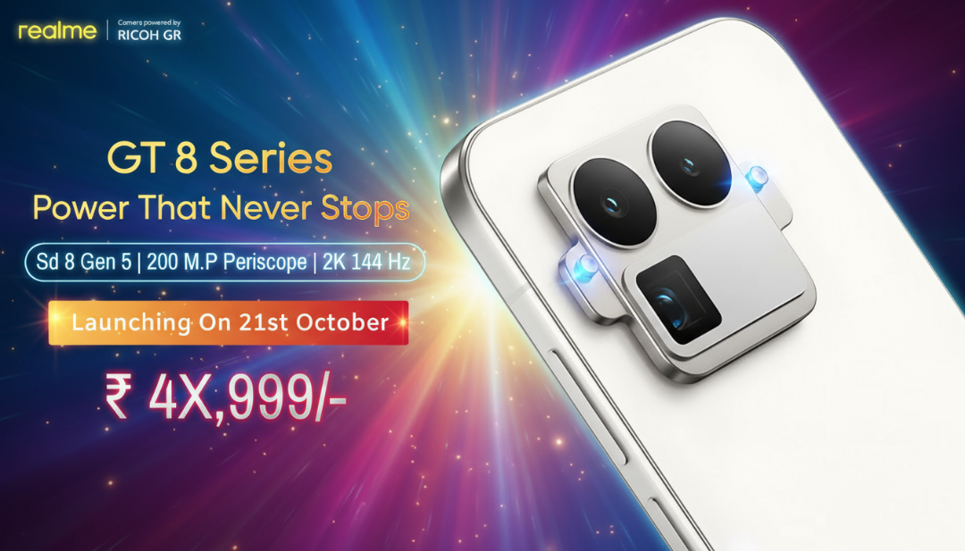 Realme GT 8 Series : गेमिंग का ज़बरदस्त धमाका + 200MP कैमरा वाला रोमांच