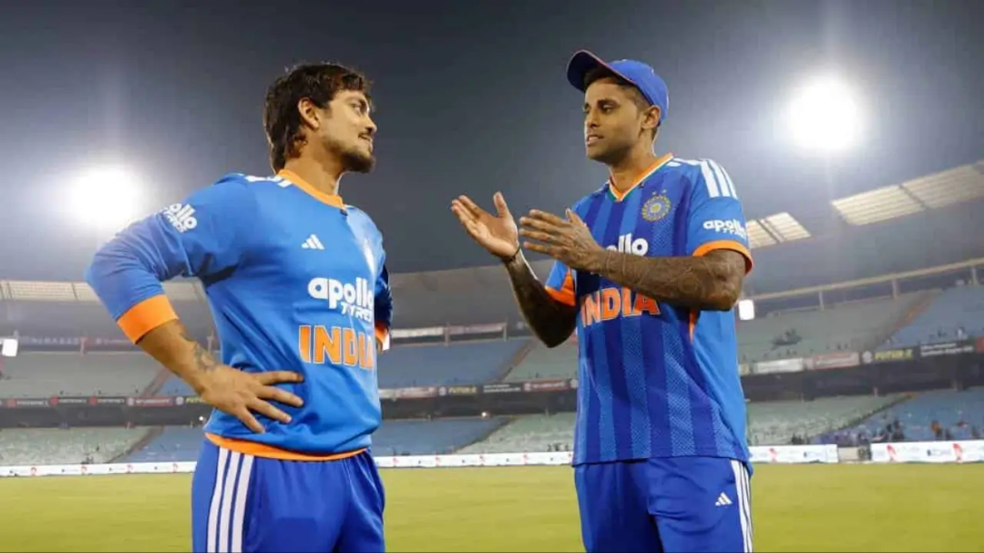 Team India captain with ishan kishan
