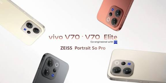 Vivo V70 Elite और V70 भारत में धमाके के साथ लॉन्च: 6500mAh बैटरी और ZEISS कैमरों के साथ बदल जाएगा फोटोग्राफी का अंदाज़