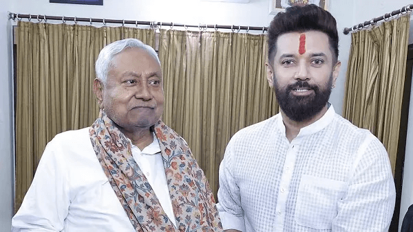 Nitish Kumar and chirag Paswan 