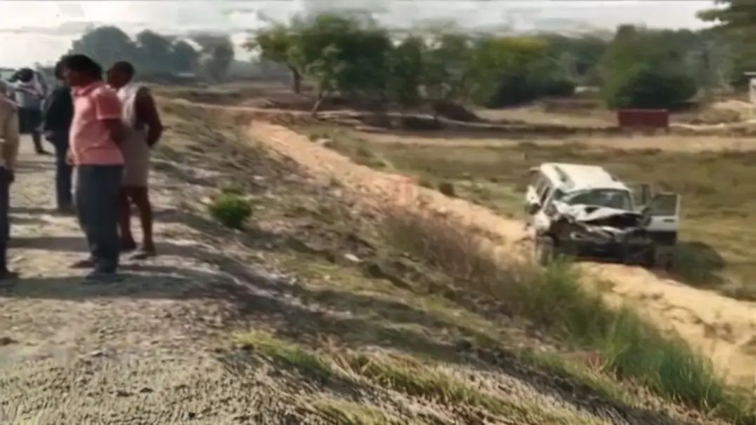 Palamu BJP Leader Son Road Accident