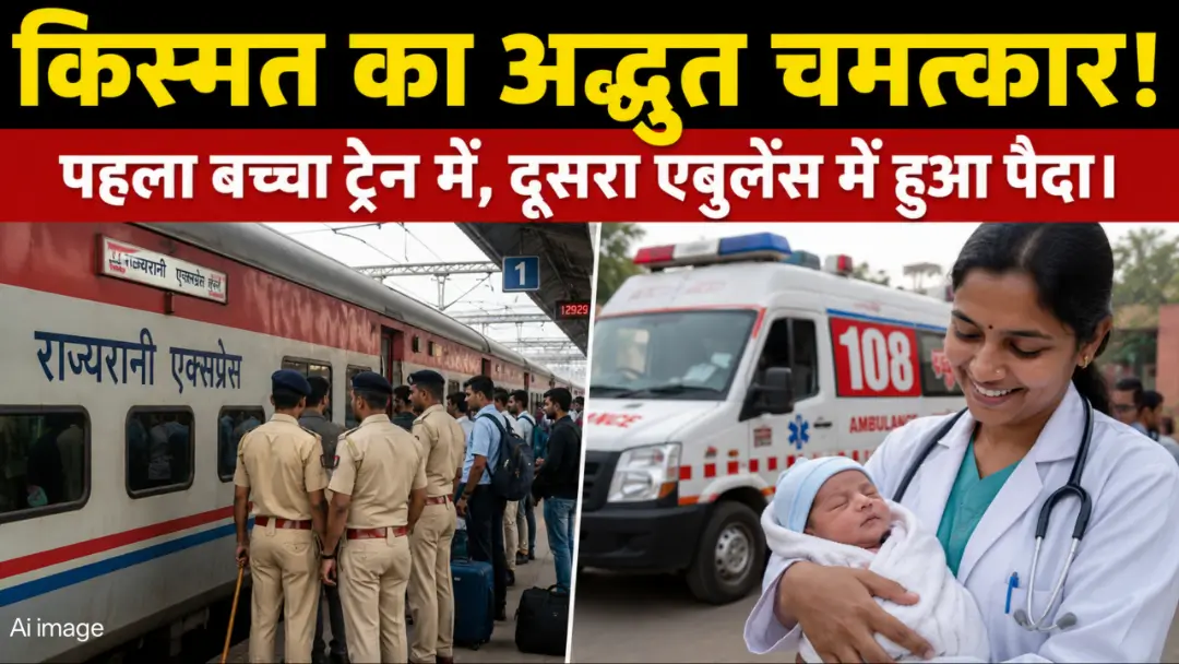 Rajyarani Express Twins Birth Odisha