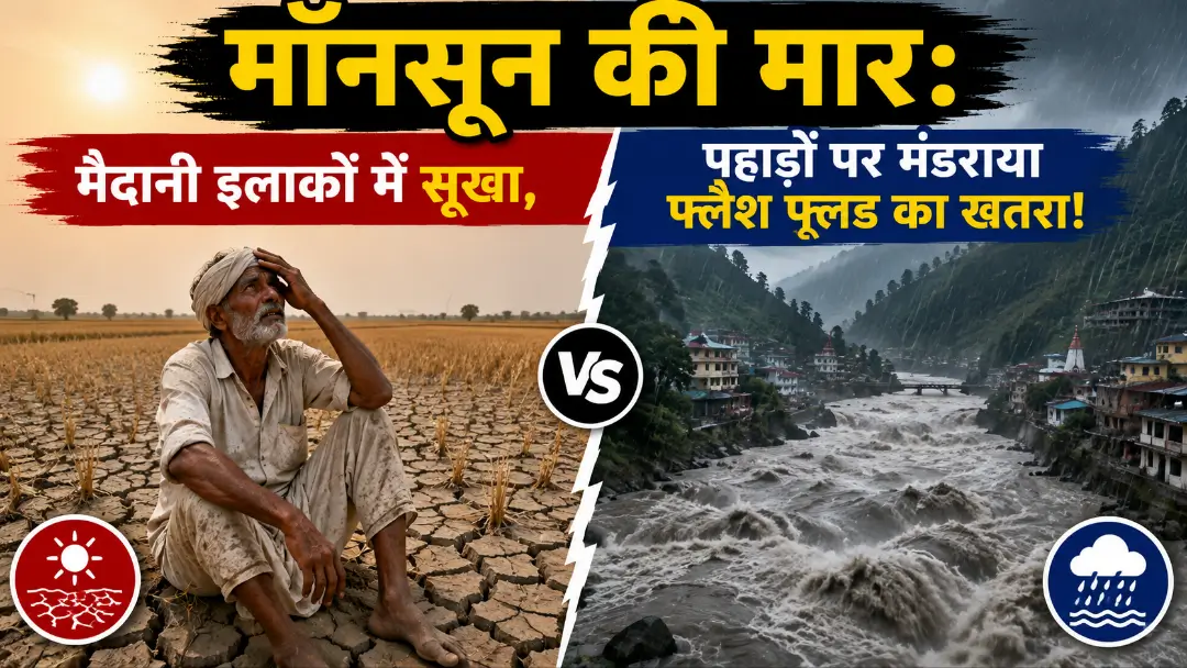 IMD monsoon forecast UP Bihar August 2026: UP-बिहार में भारी बारिश का ‘रेड अलर्ट’, जानिए मौसम के 5 बड़े अपडेट!